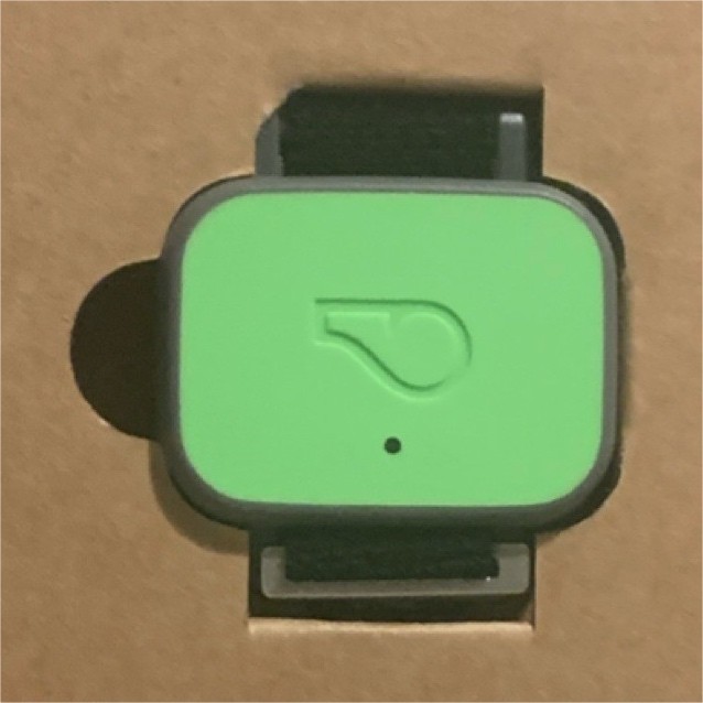 Whistle Health Monitoring Activity Tracking Collar Tracker Device for Pets Green