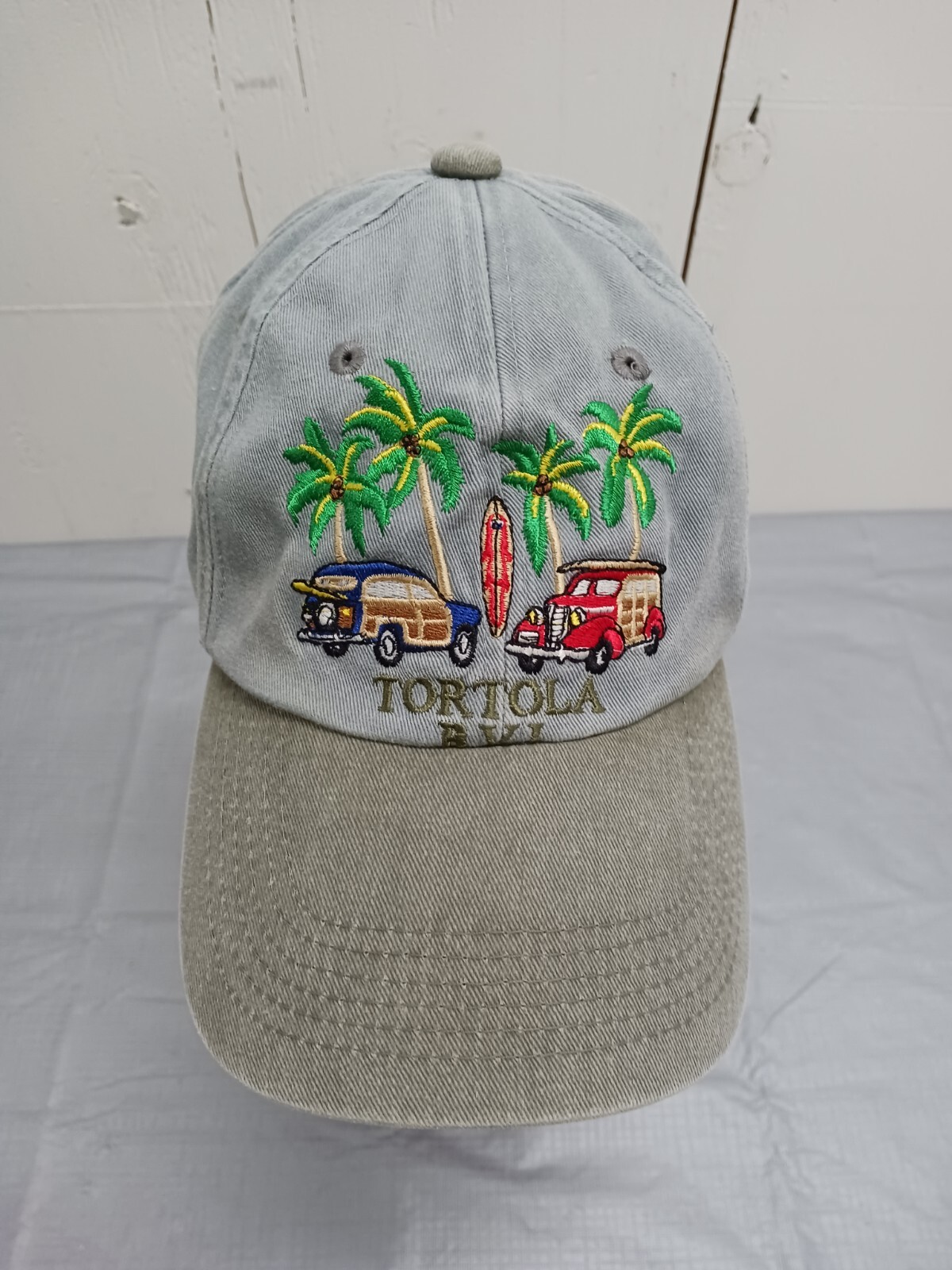 Tortola Virgin Islands Baseball cap one size fits all.  