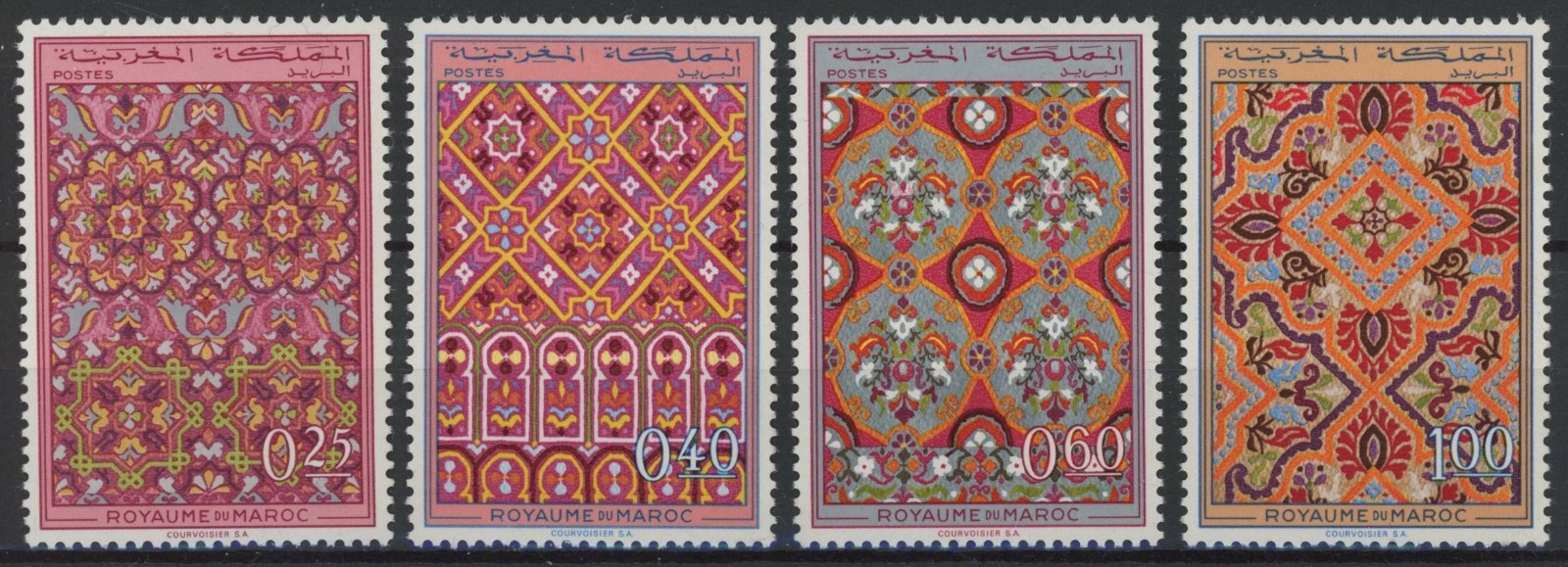 Morocco 1968 : Art - Good Set Very Fine MNH Stamps - Cat Value : 18€