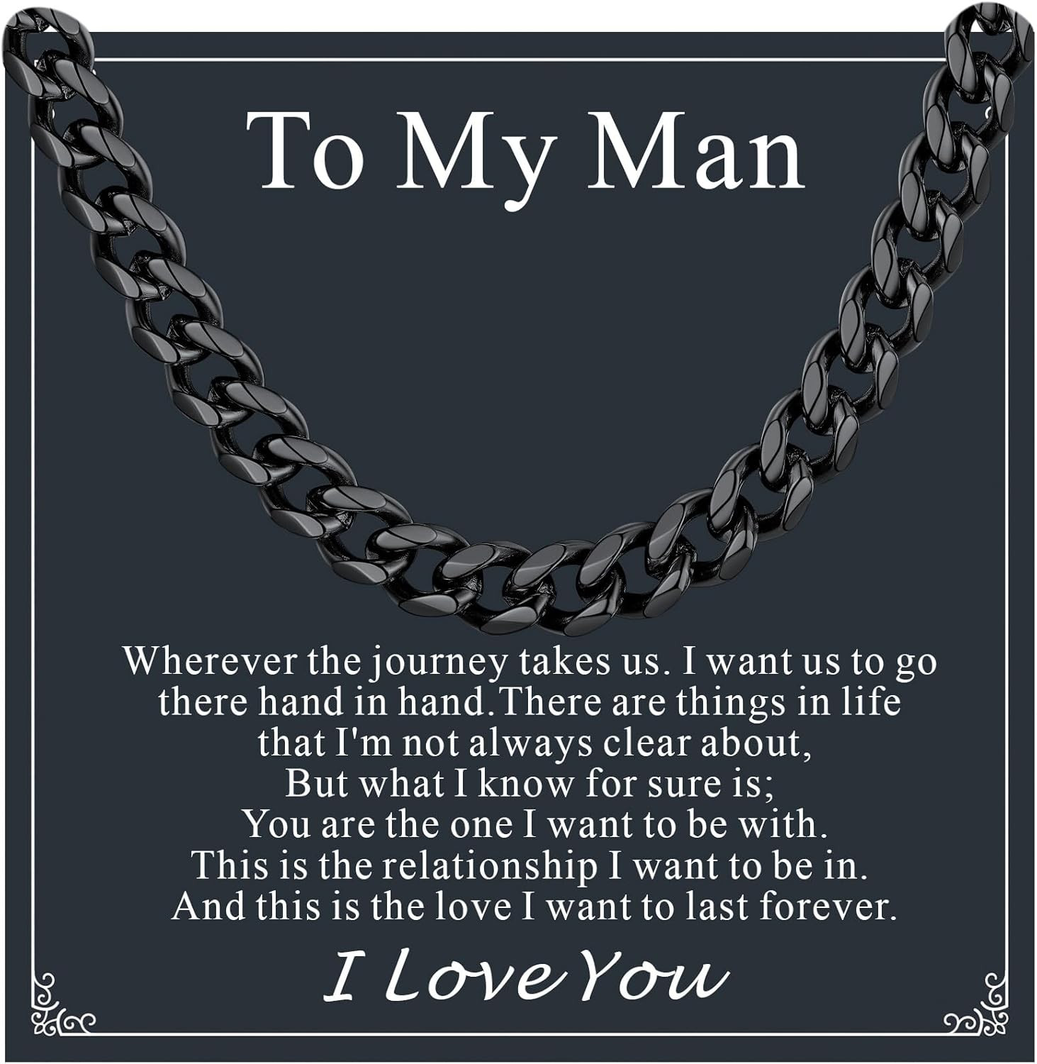 to My Son Man Husband Dad Boyfriend Love Grandson Always Remember Necklace Gifts