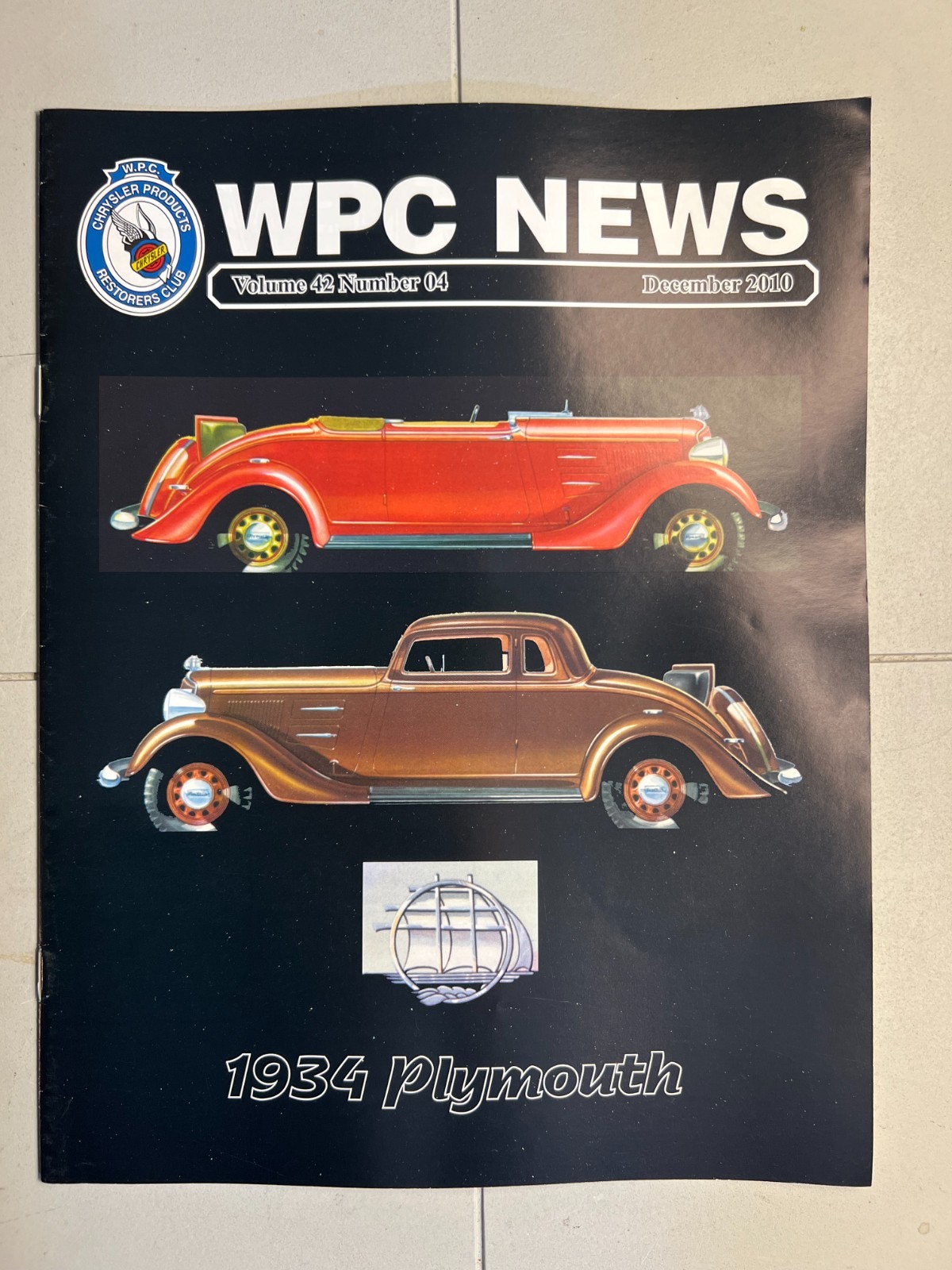WPC News Club Magazine 1934 Plymouth Vol. 42 No. 04 December 2010