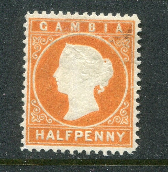 Gambia #5 Victoria 1/2 P. [Mint No Gum]