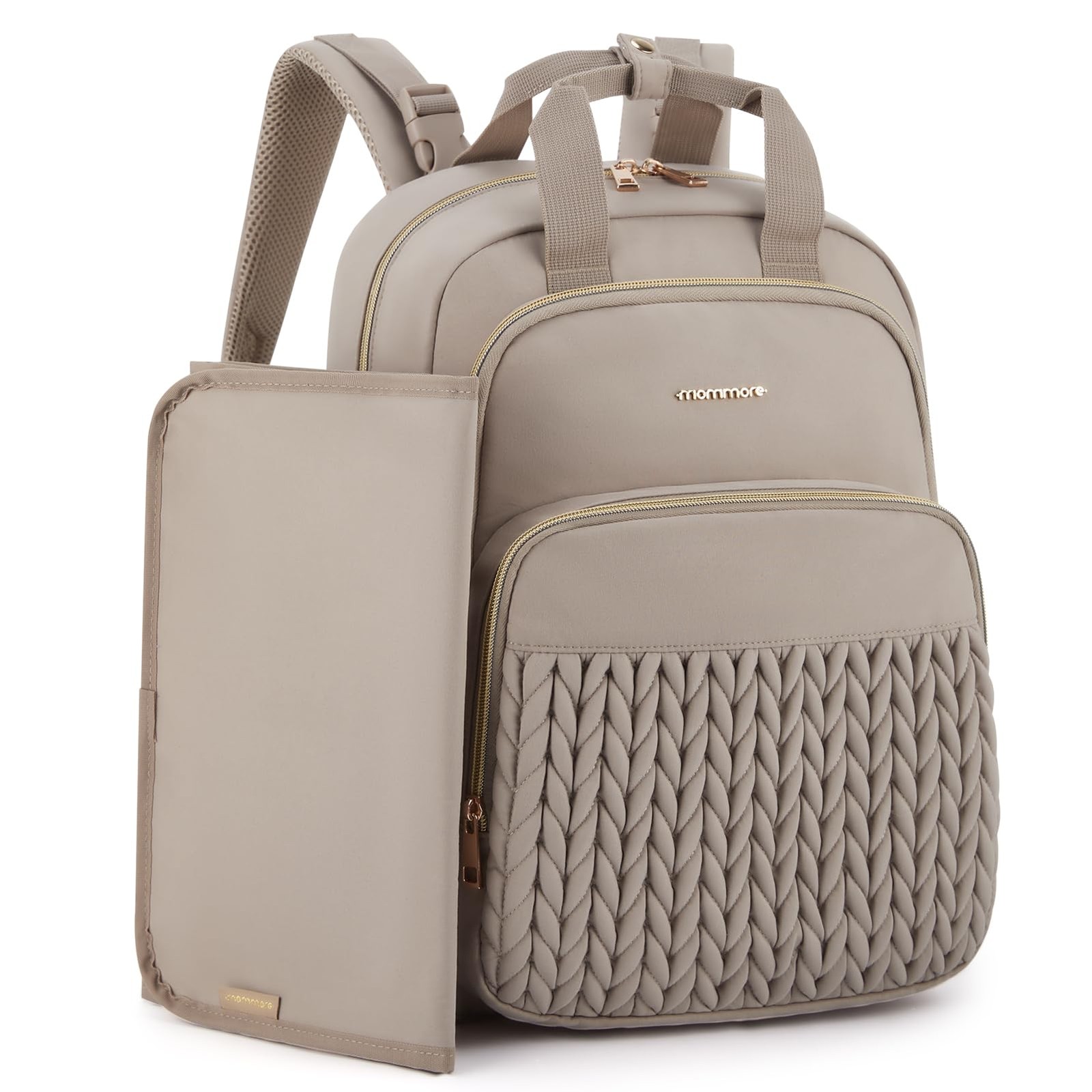 Diaper Bag Backpack, Stylish Travel Baby Bag with Insulated Pockets, Changing...