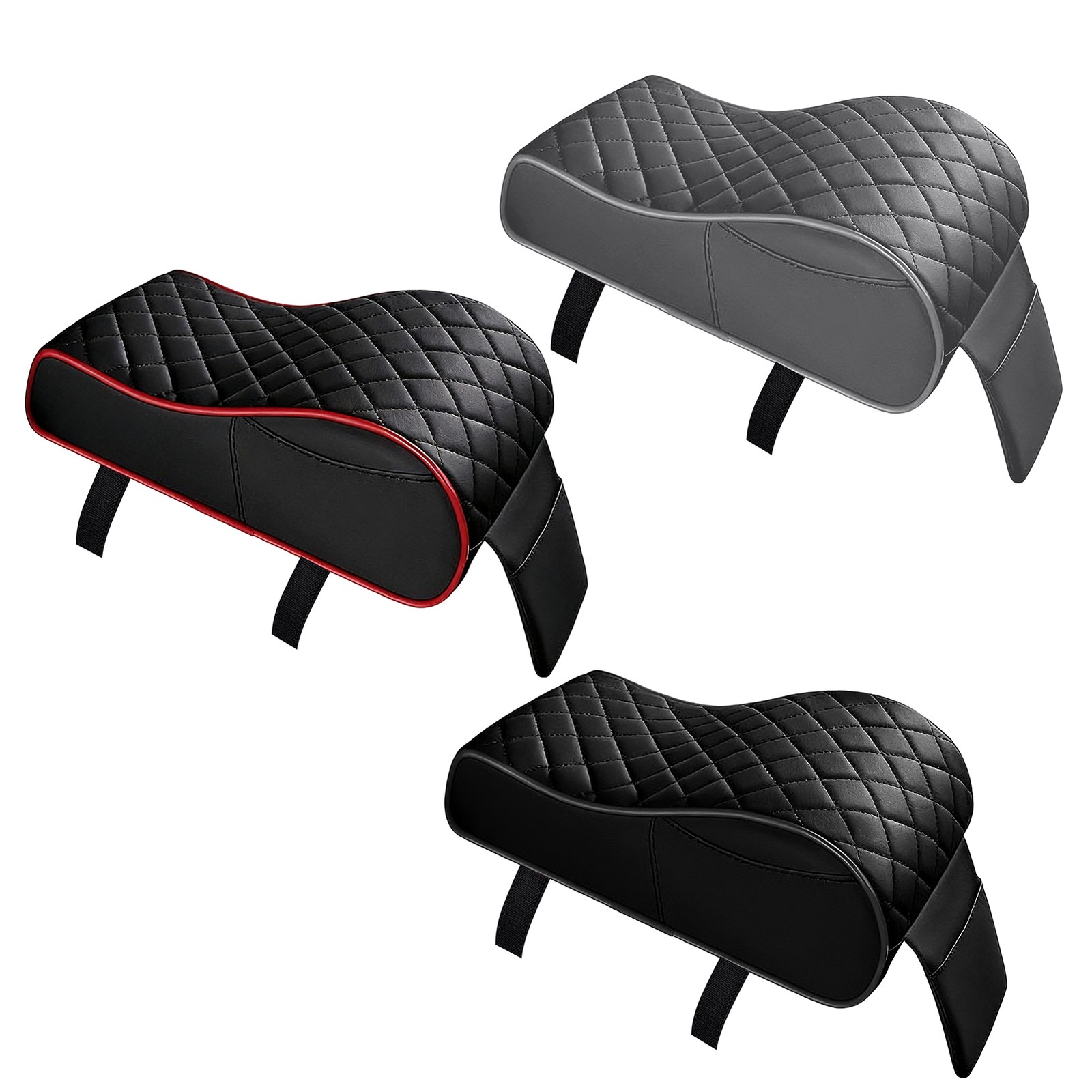 Car Center Console Cushion Pad Universal Leather Waterproof Armrest Seat Cover