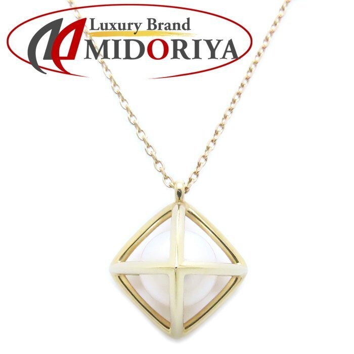 TASAKI Refined Rebellion Neo Pearl Necklace 6.9mm K18YG Yellow Gold Ladies 29427