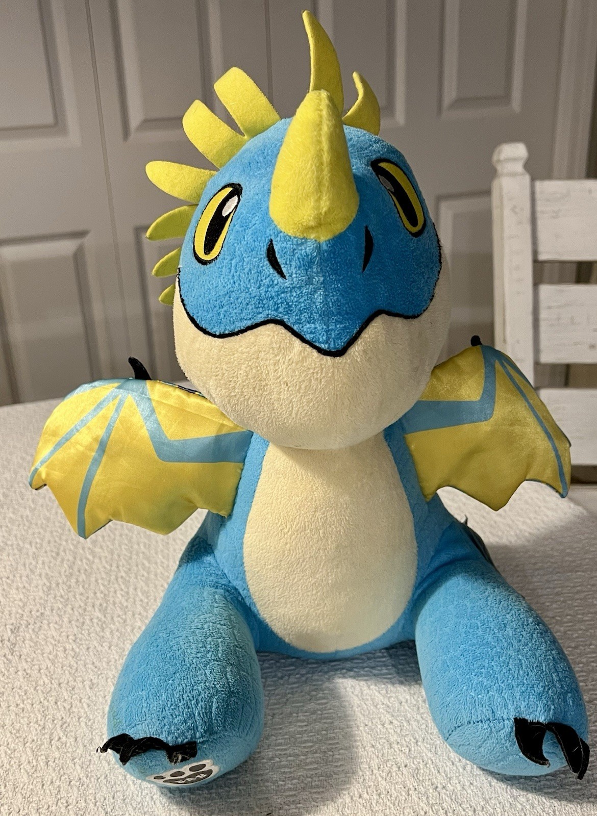 Build A Bear Stormfly Dreamworks How To Train Your Dragon Plush Blue Yellow