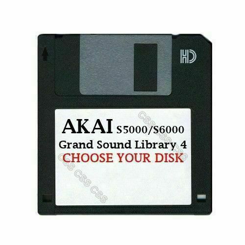 Akai S5000 / S6000 Floppy Disk Grand Sound Library 4 Choose Your Disk