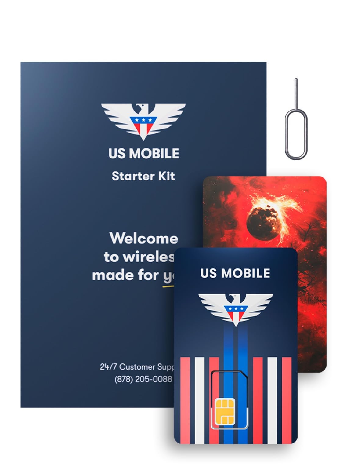 Prepaid SIM Card (US Mobile) - Custom Plans from $4/mo. Unlimited from... 