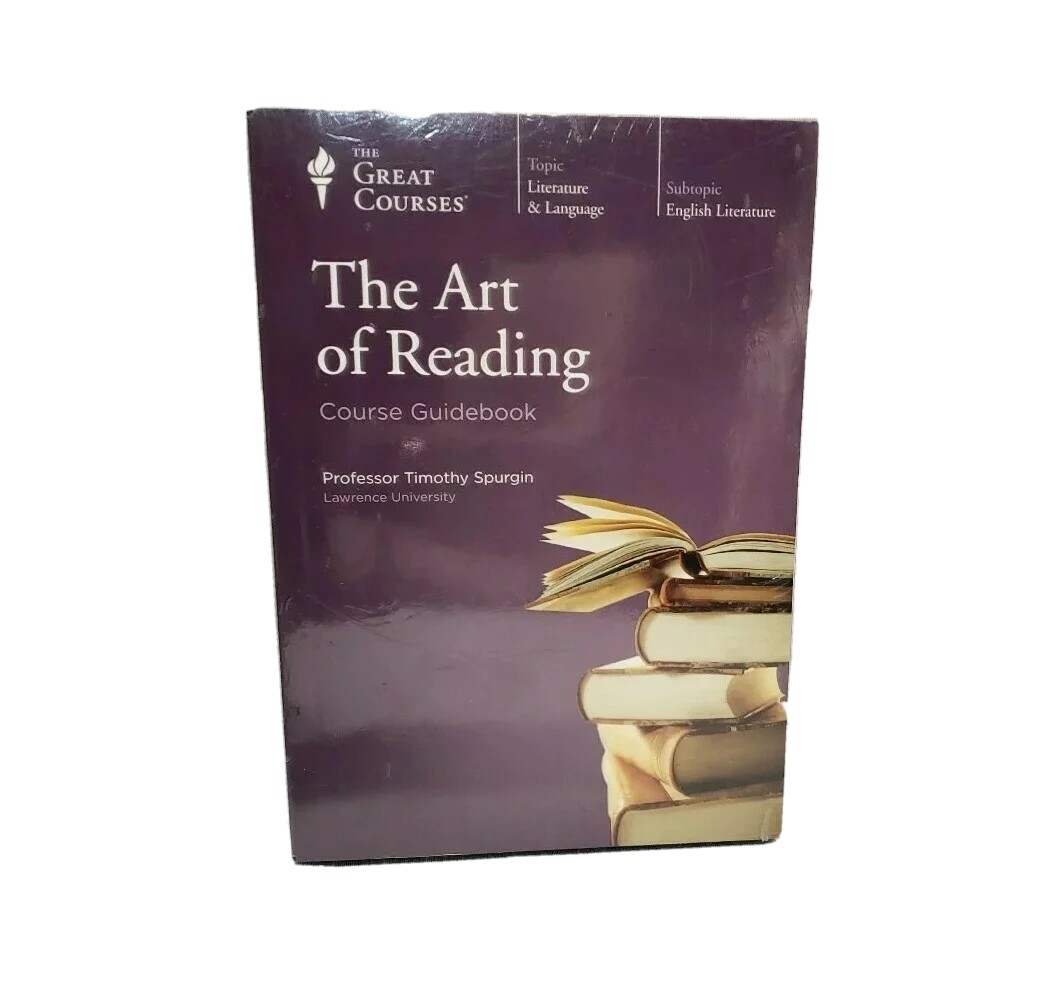 The Great Courses The Art of Reading Book and DVDs