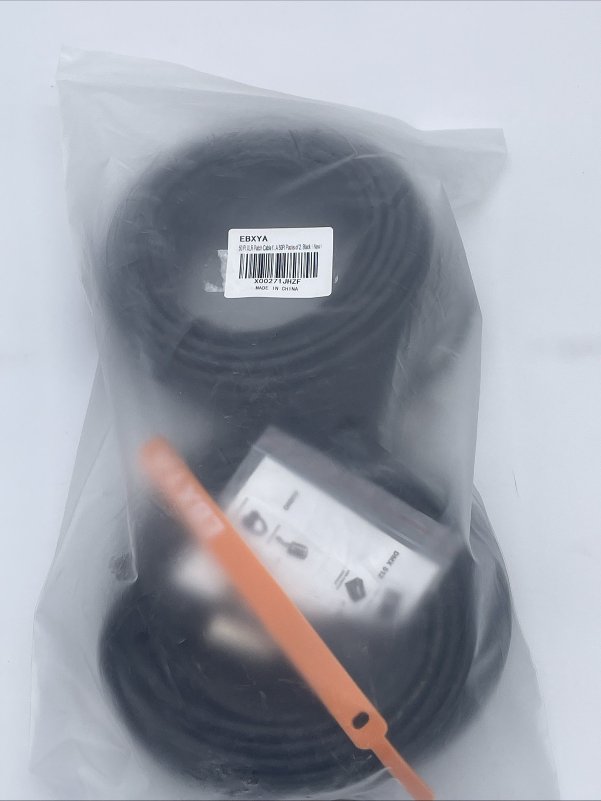 XLR Cable 50ft 2 Pack Balanced Microphone Cable 3 Pin  XLR Male to Female