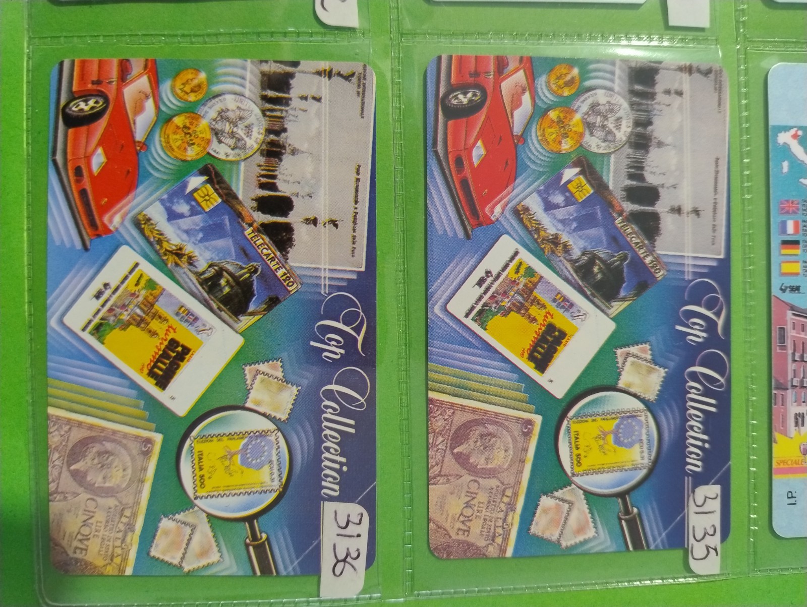 C&C Homage Phone Cards. 3135 and 3136 New