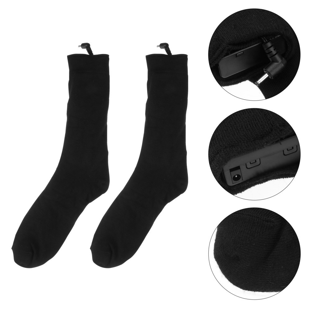 1 Electric Heated Socks Battery Operated Thermal Knee High Socks