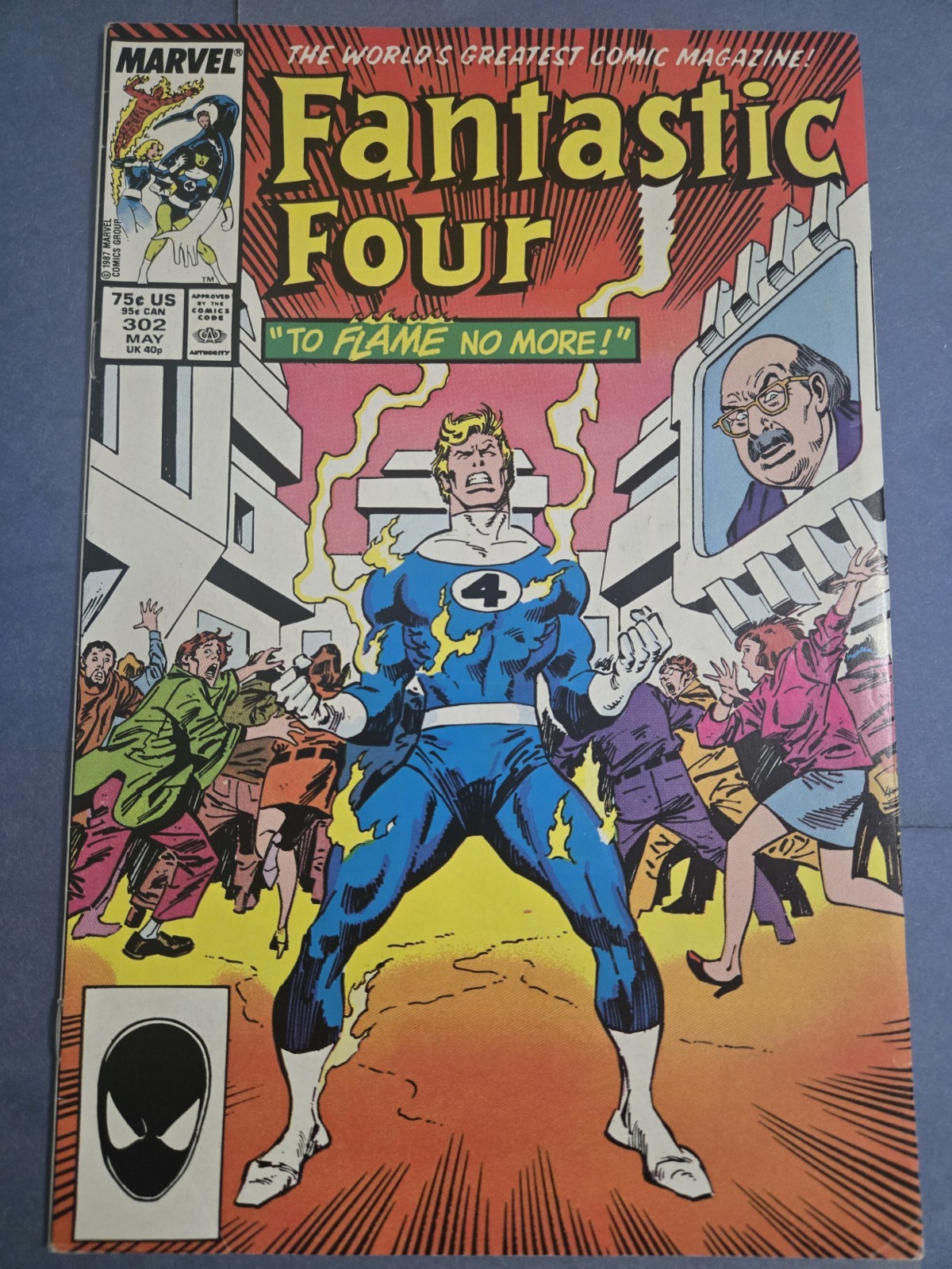 MARVEL COMICS - FANTASTIC FOUR - VOLUME 1 - # 302 - MAY 1987 - COPPER AGE