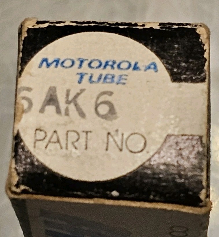 Motorola 6AK6 Vintage Tube