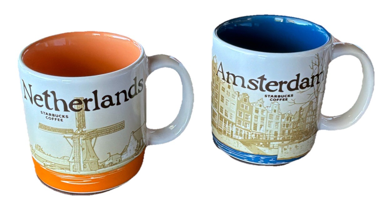 Starbucks Mini City Mug Amsterdam Netherlands 3oz Demitasse Global Icon Set