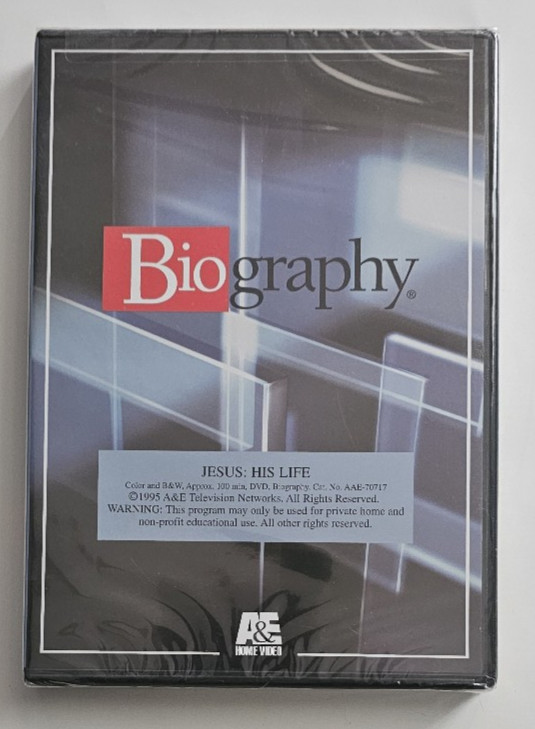 new A&E biography JESUS: his life (DVD, 2002) color / B&W sealed