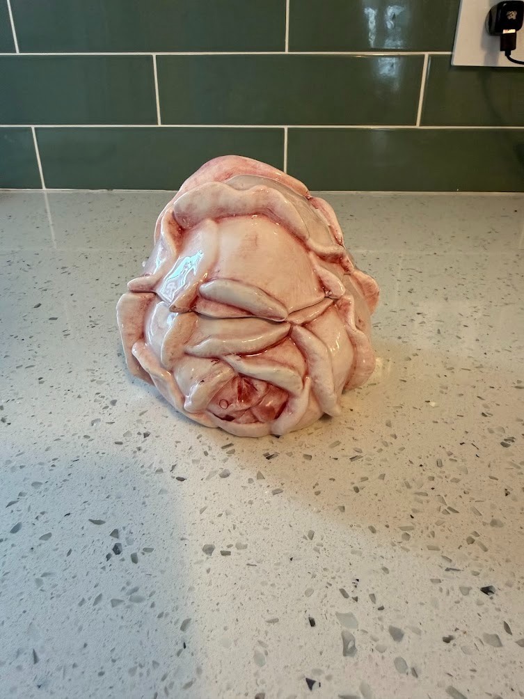 VIETRI  Pink Rose Trinket Lidded Italian Crafted  Rose Box