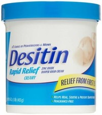 Lot of 3 Desitin Daily Defense Diaper Rash Cream with 13% Zinc Oxide Exp 4/27