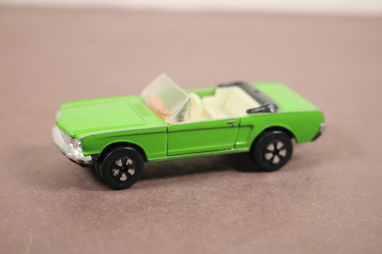 Vintage Playart Ford Mustang Green Convertible HK Base HTF LQQK