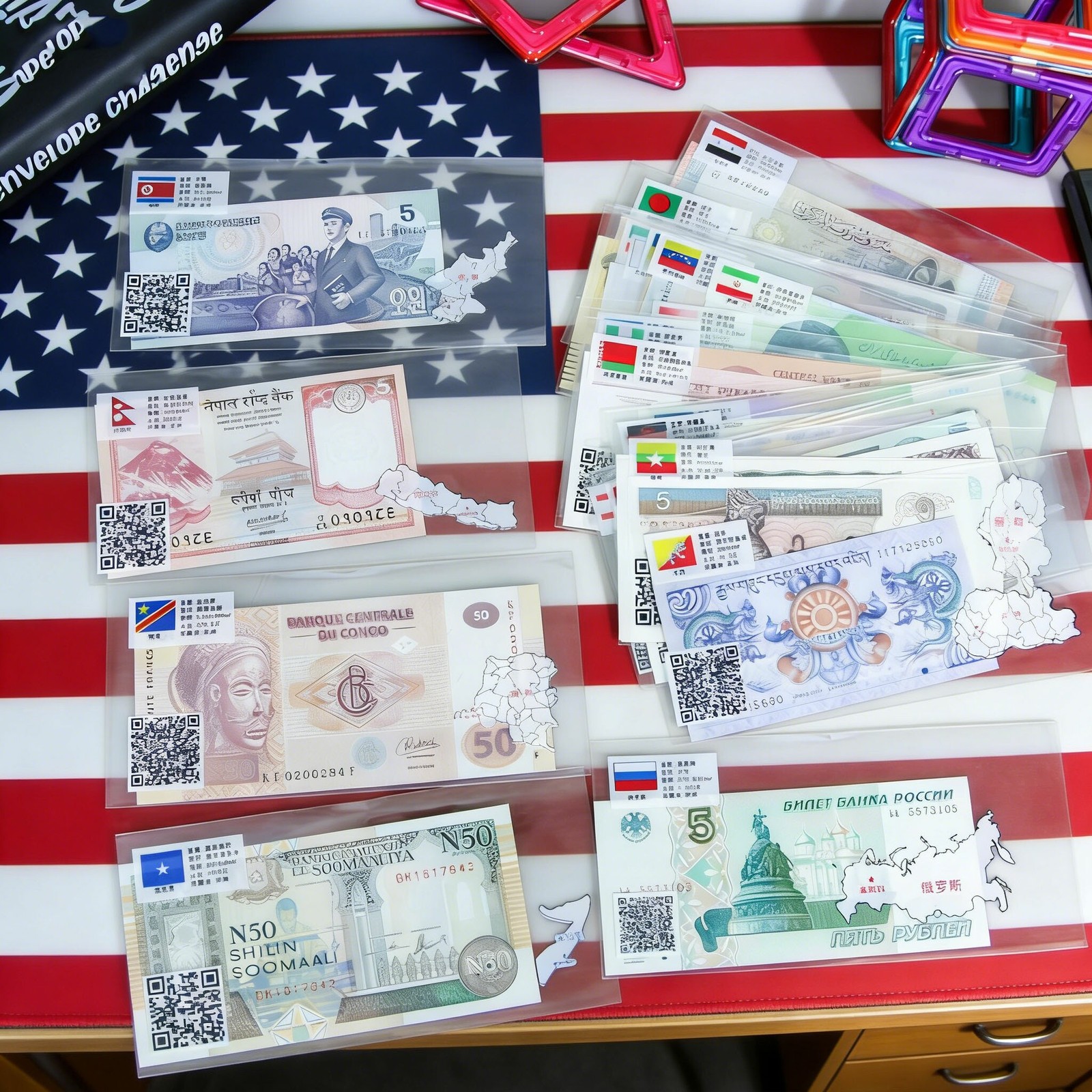 52pc International Banknote Treasure | UNC World Money Lot | Great Gift Idea