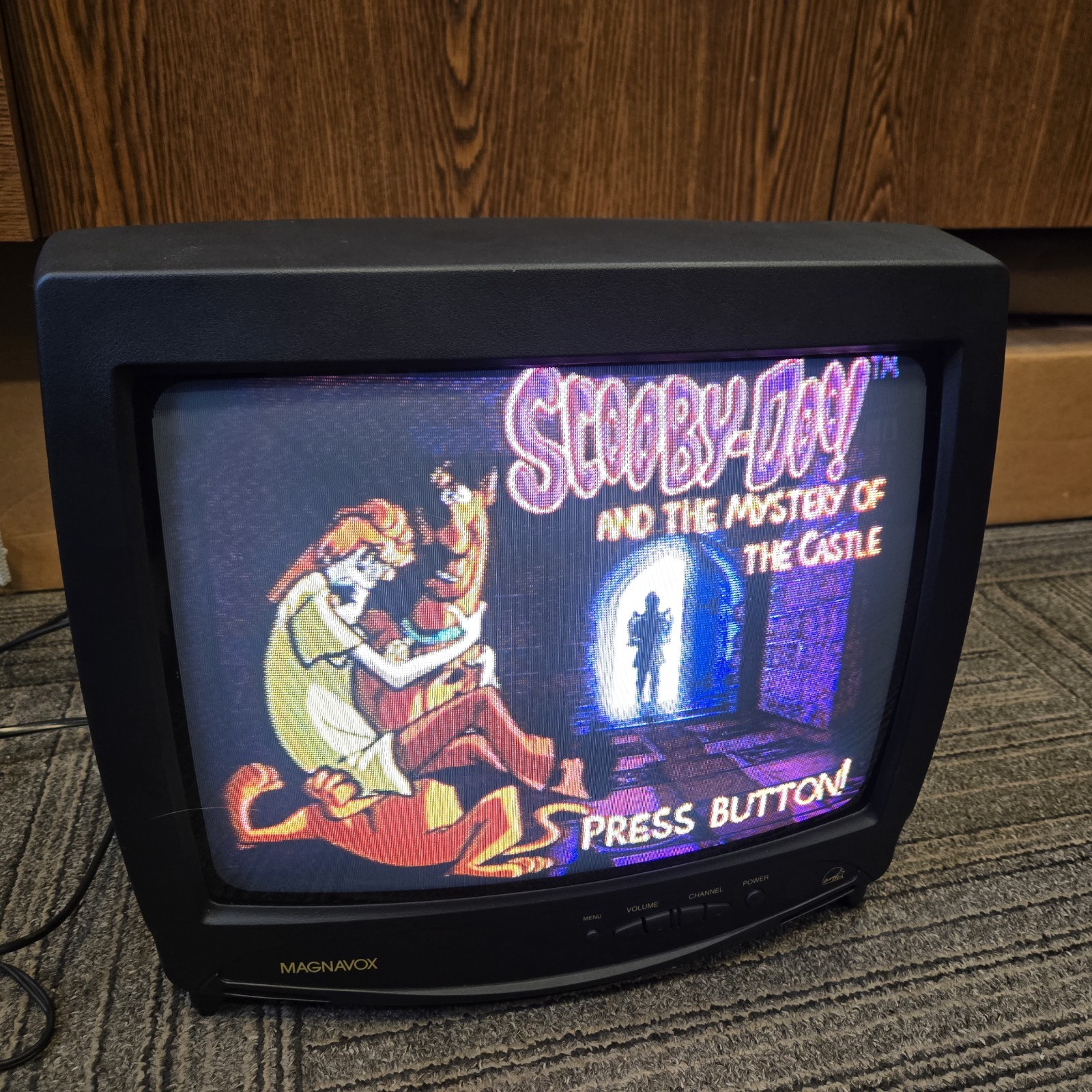 Magnavox 13 Inch CRT TV Retro Gaming MT1301B101 Working But *No Sound Coax Only