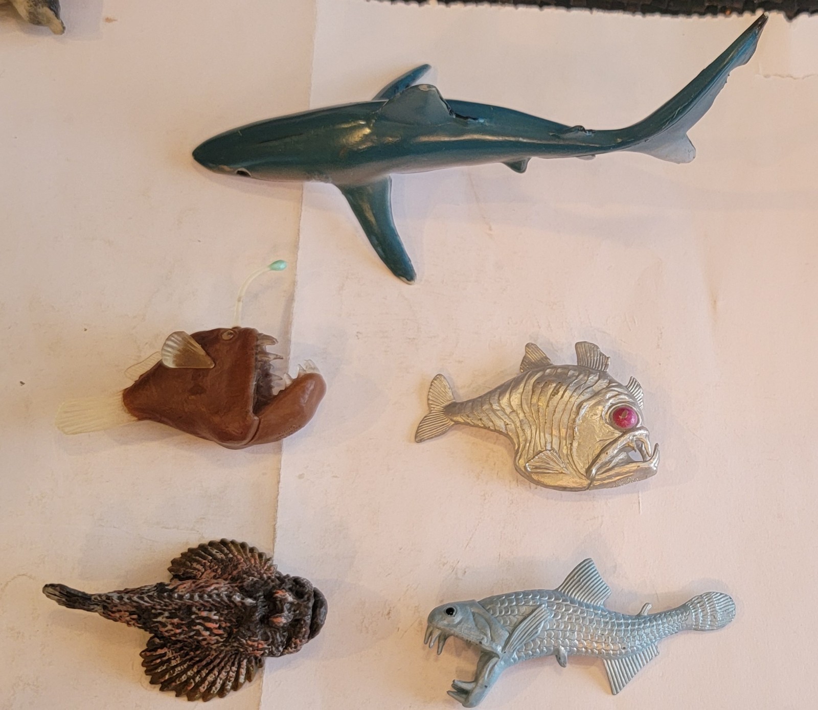 Safari Ltd Lot Of  Sharks,  Ray  And Other Sea Ocean Creatures 