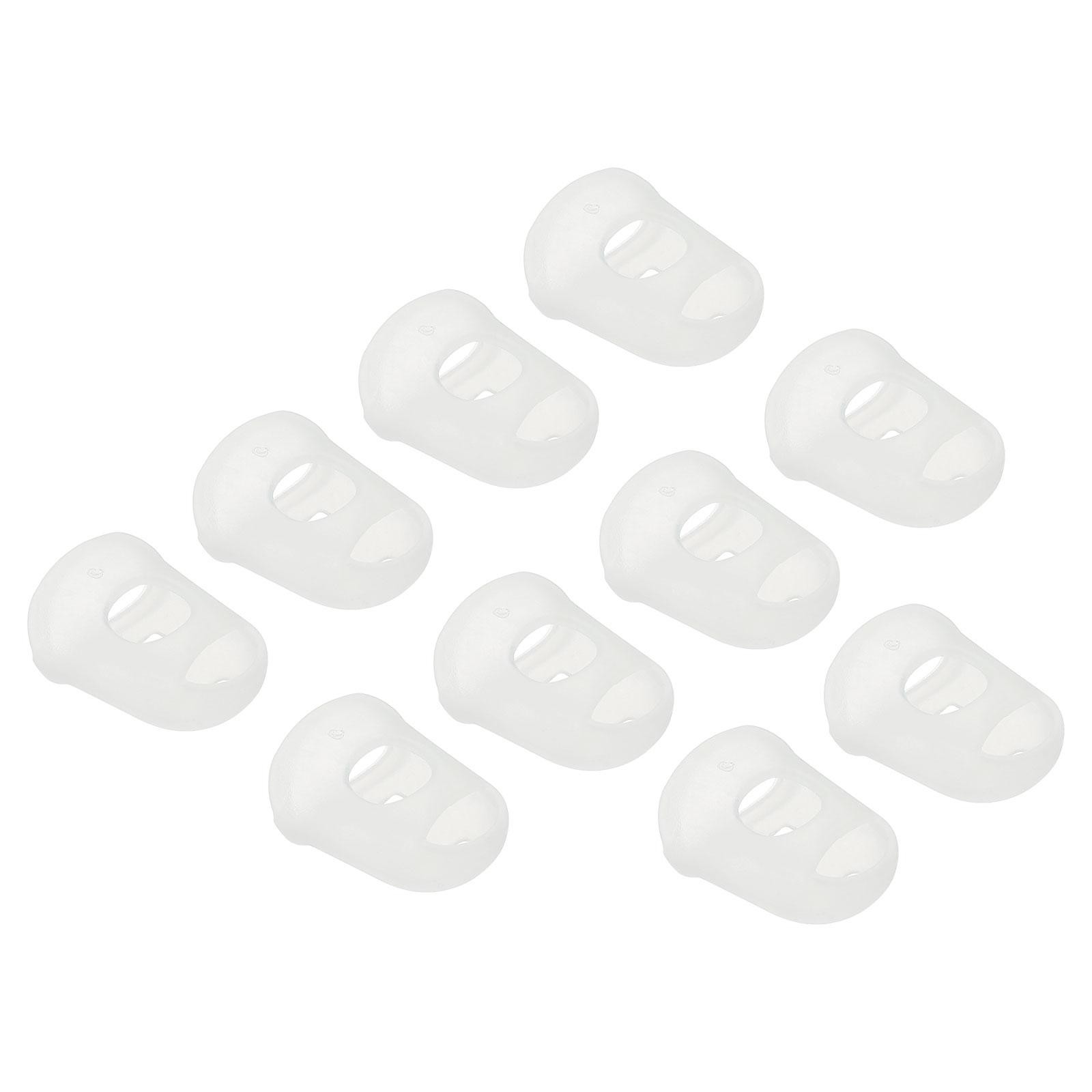 Finger tip protection non-slip fingertips 20 pieces 25mm transparent