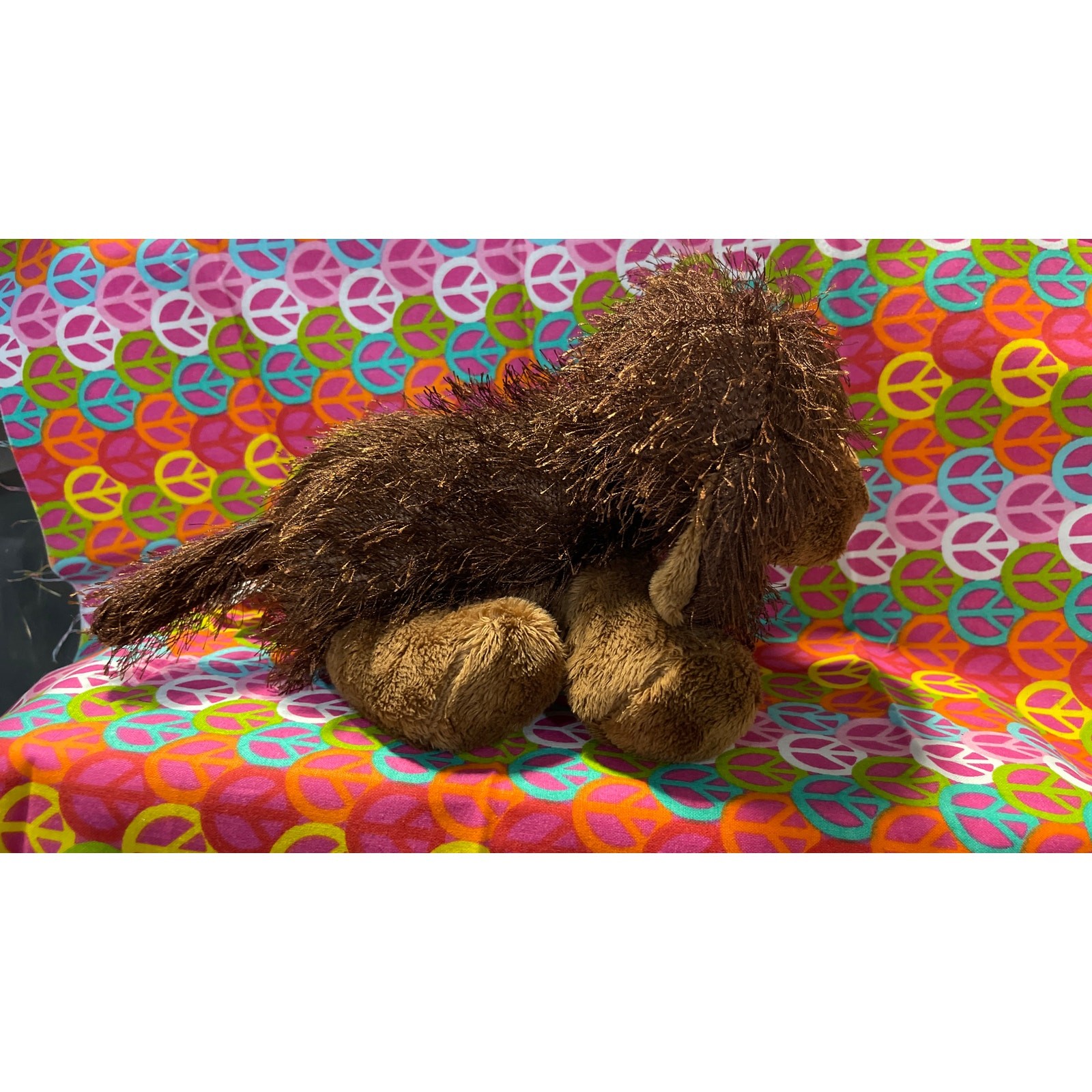 Ganz Webkinz Brown Dog Dog HM195 No Code Plush