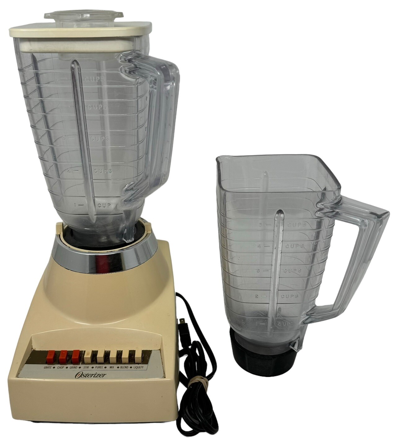 Vintage 1970's Oster Osterizer Cycle Blend Blender Model 841 + Extra Pitcher