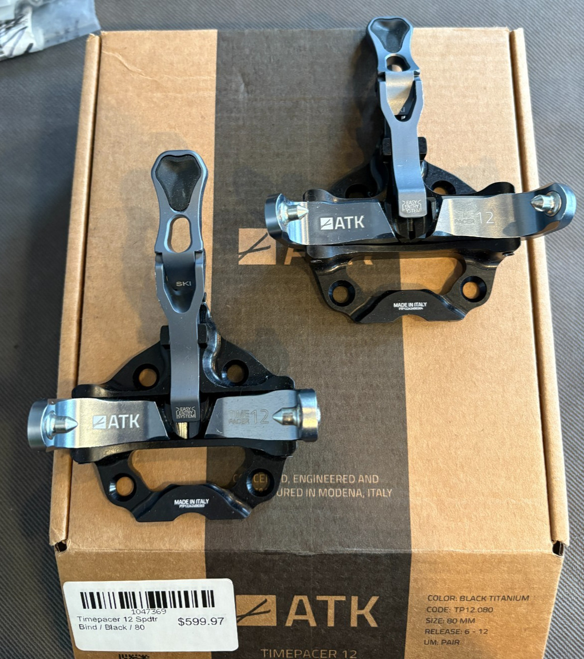 ATK Timepacer 12 Toe Pieces