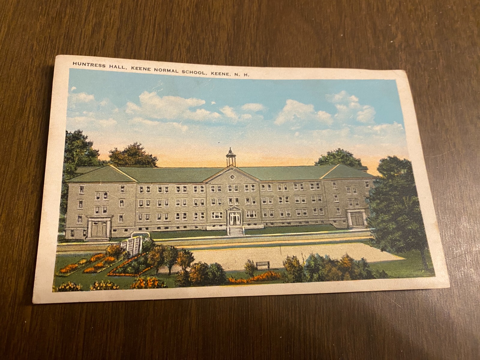 Vintage Postcard Huntress Hall Normal School Keene New Hampshire View unPosted