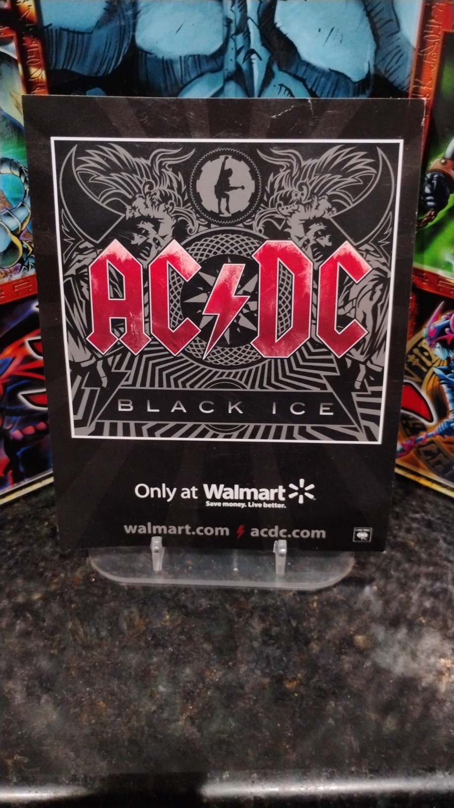 AC/DC Live Rock Band Track Pack PlayStation 3 Game BLACK ICE Album Promo Insert