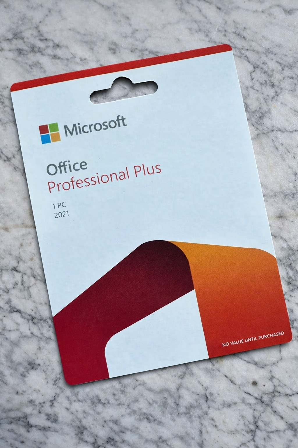 Microsoft Office Professional Plus 2021 retail 1PC product card sealed genuine