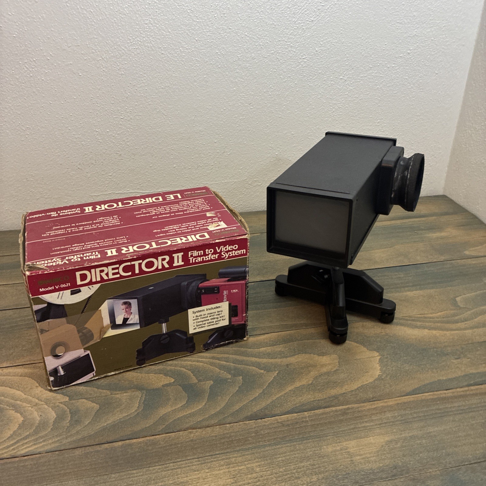 Ambico V-0612 the Director Film Slide to Video Transfer System 8mm 16mm (P9)