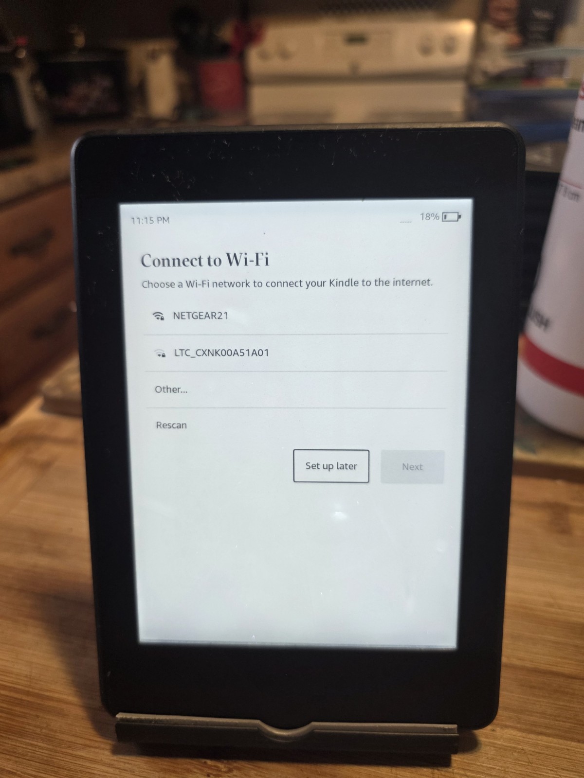 Amazon Kindle Paperwhite 7th Gen 4GB Wi-Fi E-Reader DP75SDI Grade C Stock #1829
