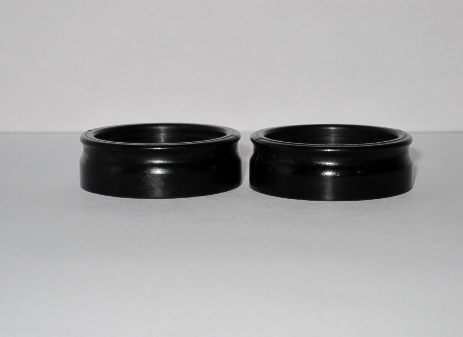 Vintage 2 Pcs Hard Plastice Eye Guards/Cup/Eyepiece (1A) 25mm Height=11mm