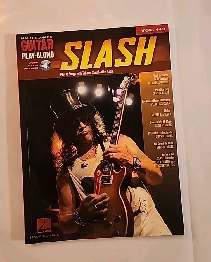 Slash Guitar Play-Along Vol 143 Learn to Play Rock Songs Tab  Online Audio.