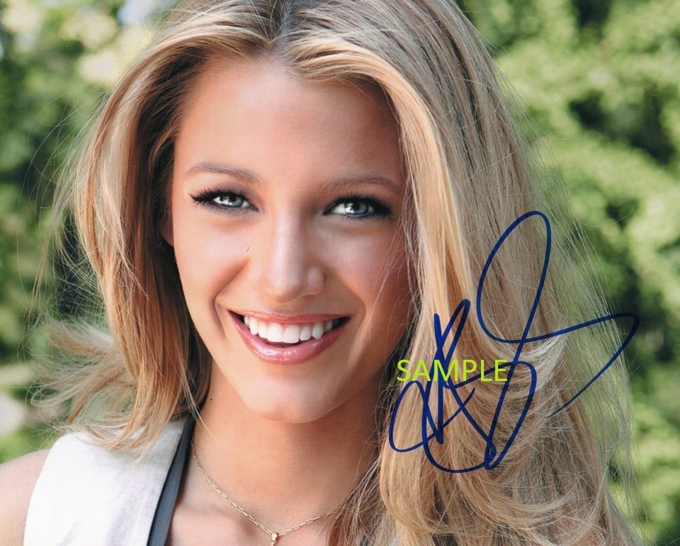 BLAKE LIVELY REPRINT AUTOGRAPHED 8X10 PHOTO SIGNED CHRISTMAS MAN CAVE GIFT