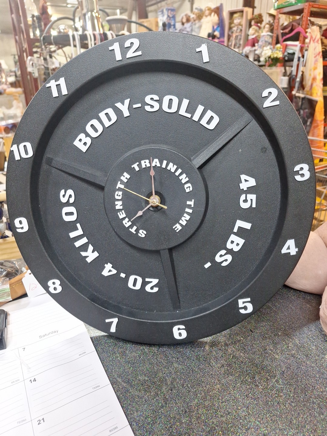 Body- Solid Battery Operated Clock