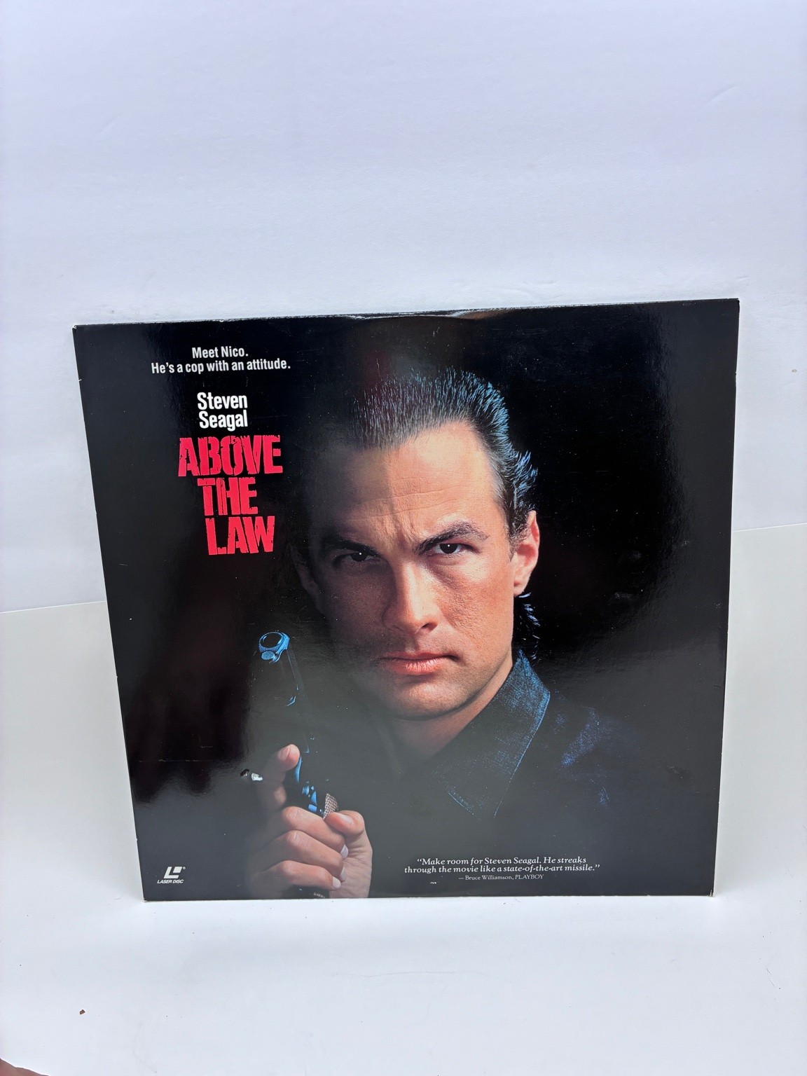 Above The Law LaserDisc 1988 Action Thriller Steven Seagal Warner Home Video