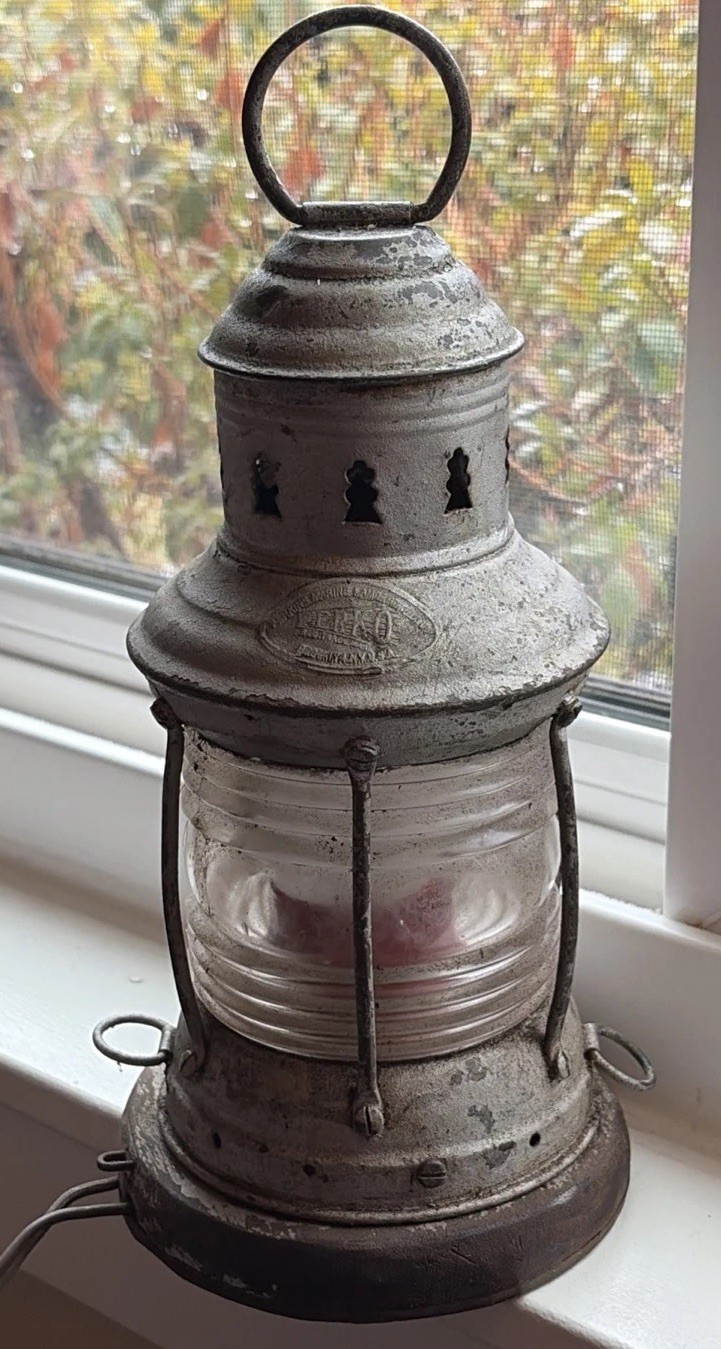 PERKO Nautical Marine Ship Boat Lantern Fresnel Glass Light Lamp