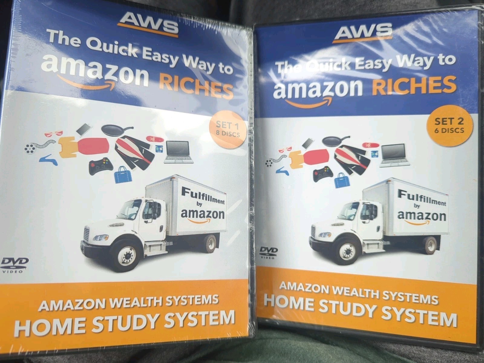 UPDATED VERSION! THE QUICK & EASY WAY TO AMAZON RICHES!  ON 14 DVD'S BRAND NEW!!