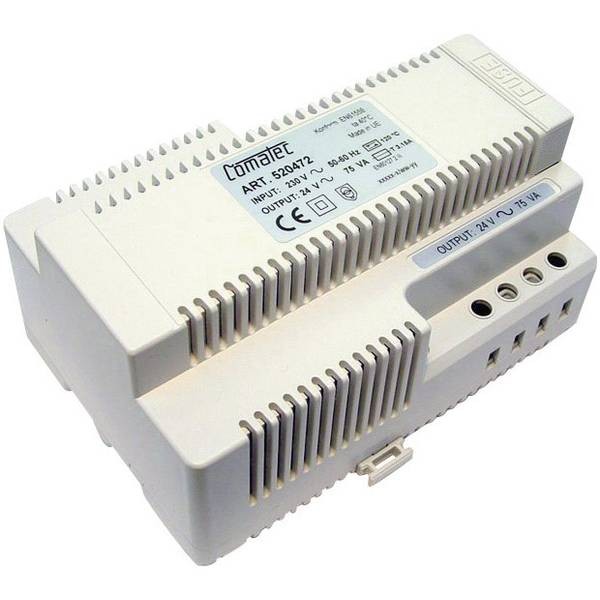 Comatec TBD205024F6 DIN Rail Power Supply 24V/AC 2.08 TO 50VA Contents