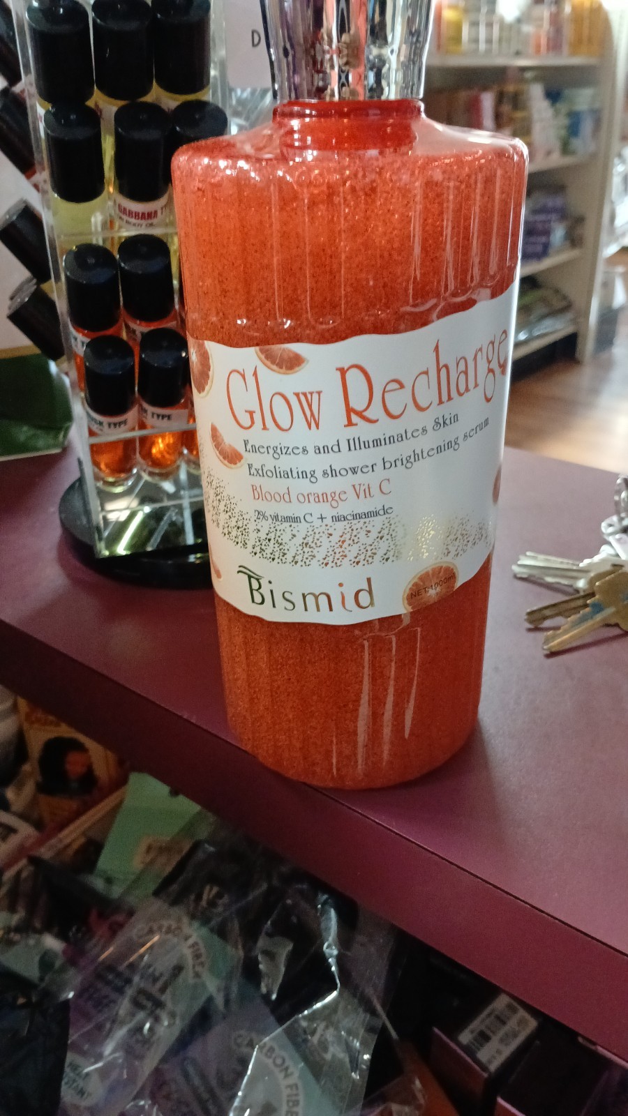 Glow Recharge Energize & Illuminates Skin Exfoliating Shower Brightening Serum B