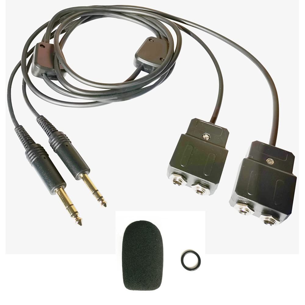 GAM-GA2F General Aviation Headset Splitter-GA Splitter for 2 headsets Free wi...