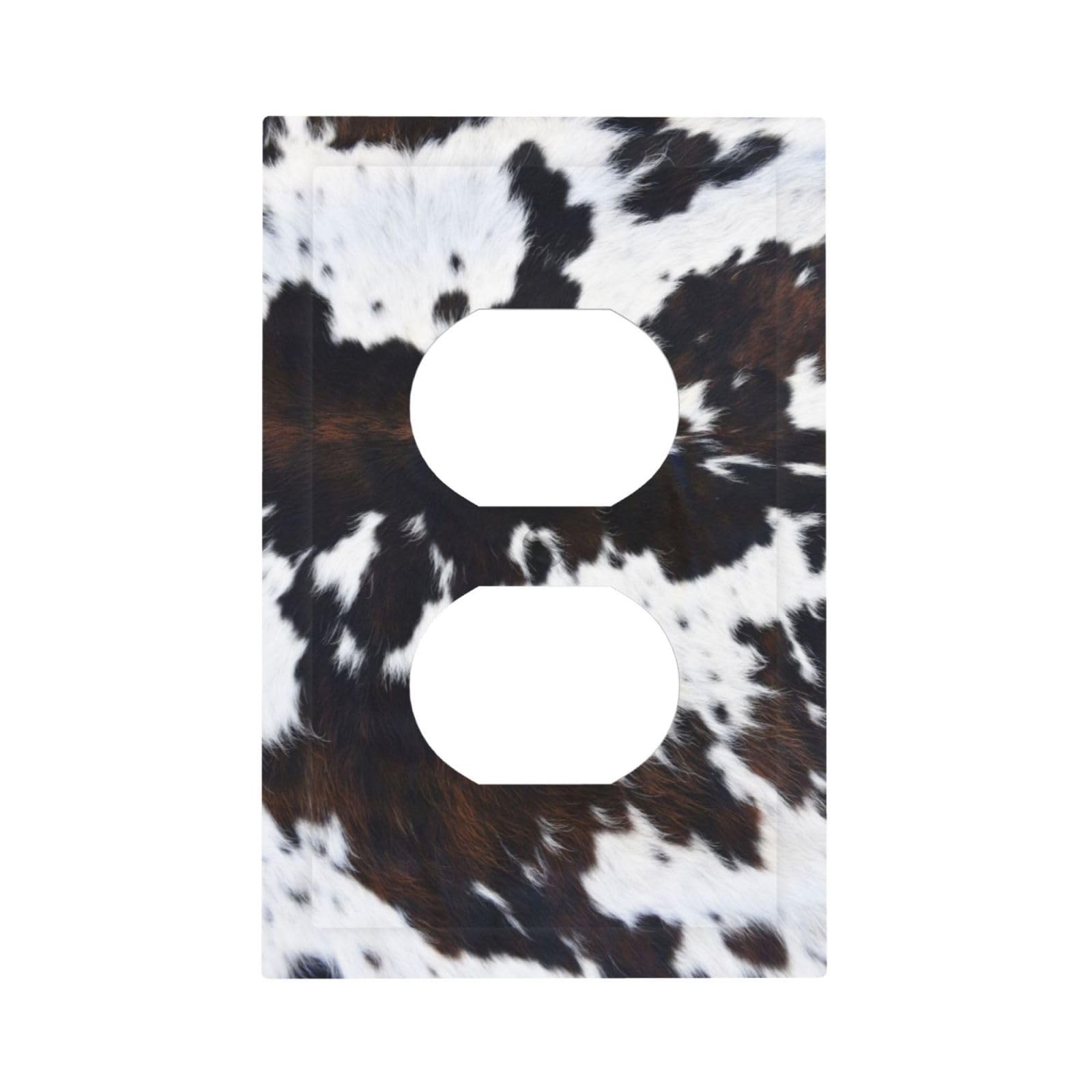 Western Farm Highland Cow Single Duplex Wall Plate Covers Light Switch Cover ...