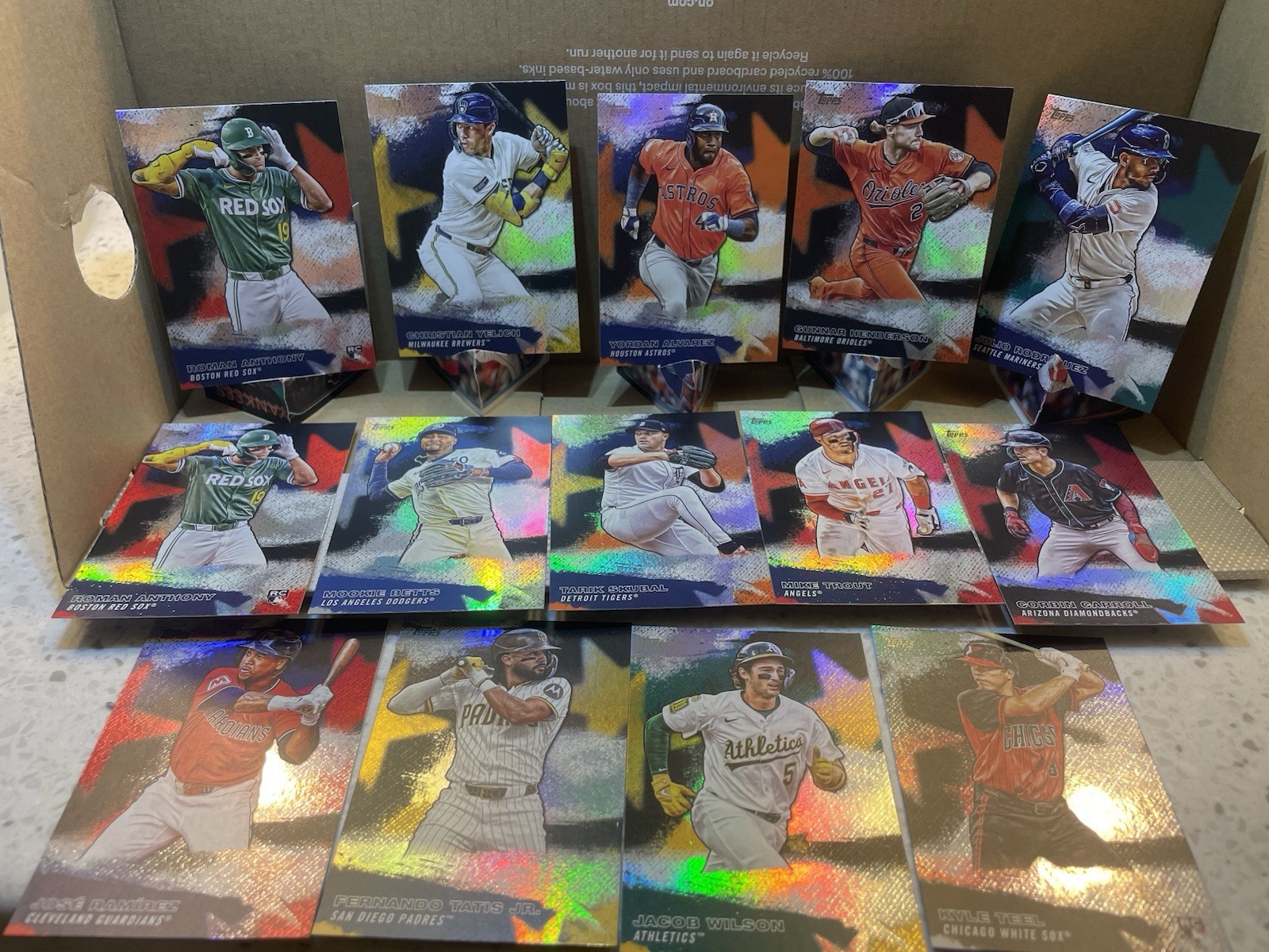 2026 Topps Series 1 Stars Of The MLB Lot Set Collectors