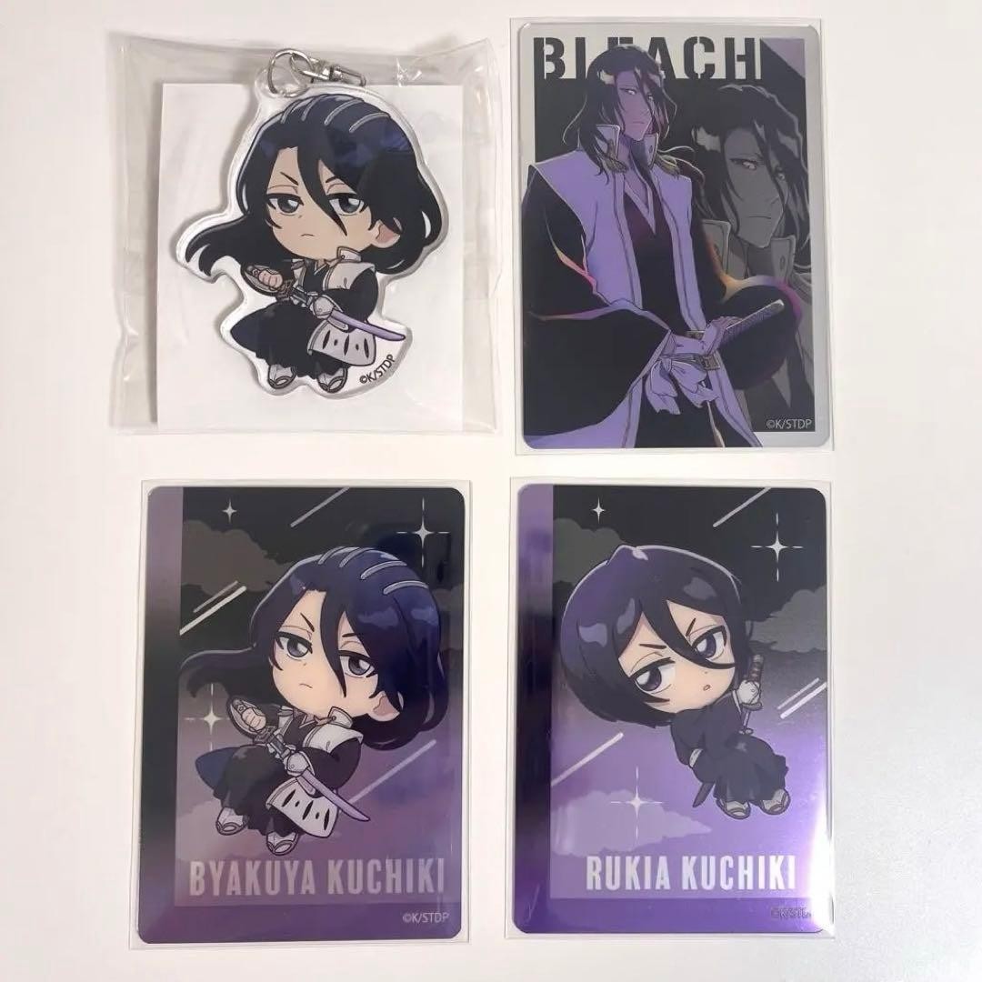 BLEACH Millennium Decisive Battle Acrylic Key Chain Card Okkochi Byakuya