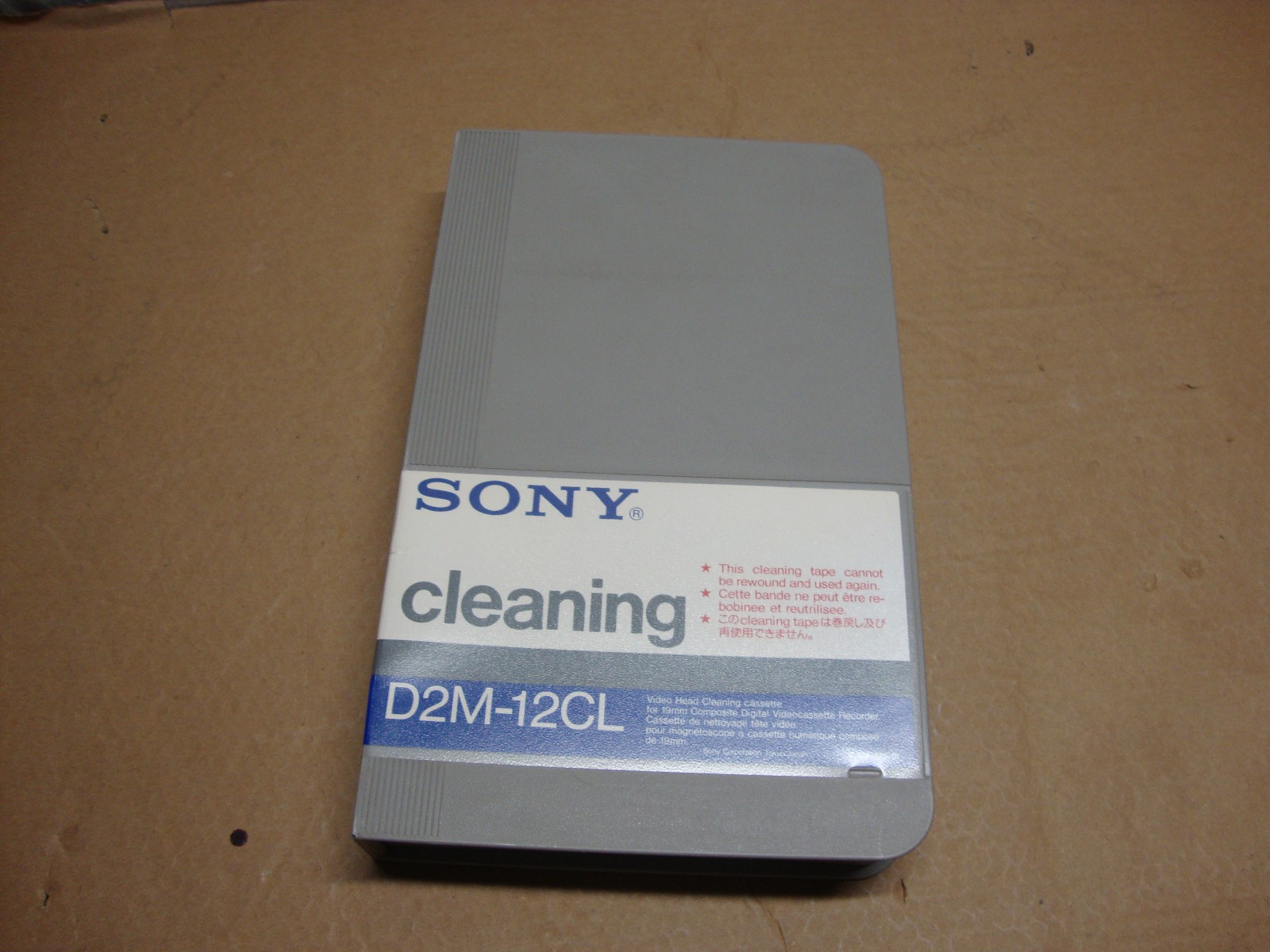 Sony D2M-12CL - D2 Cleaning Tape