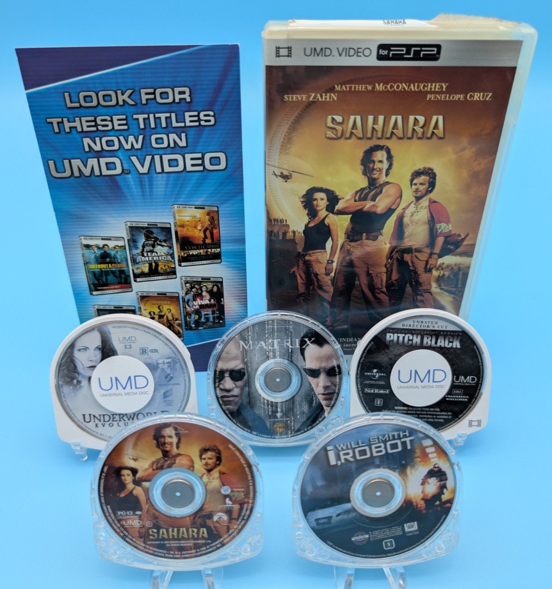 Sony PSP UMD Video Lot - Action/Sci-Fi Bundle - Lot of 5 - Tested